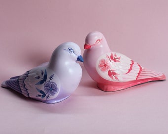 Floral Pigeon Ornament by Betty & The Lovecats Made To Order