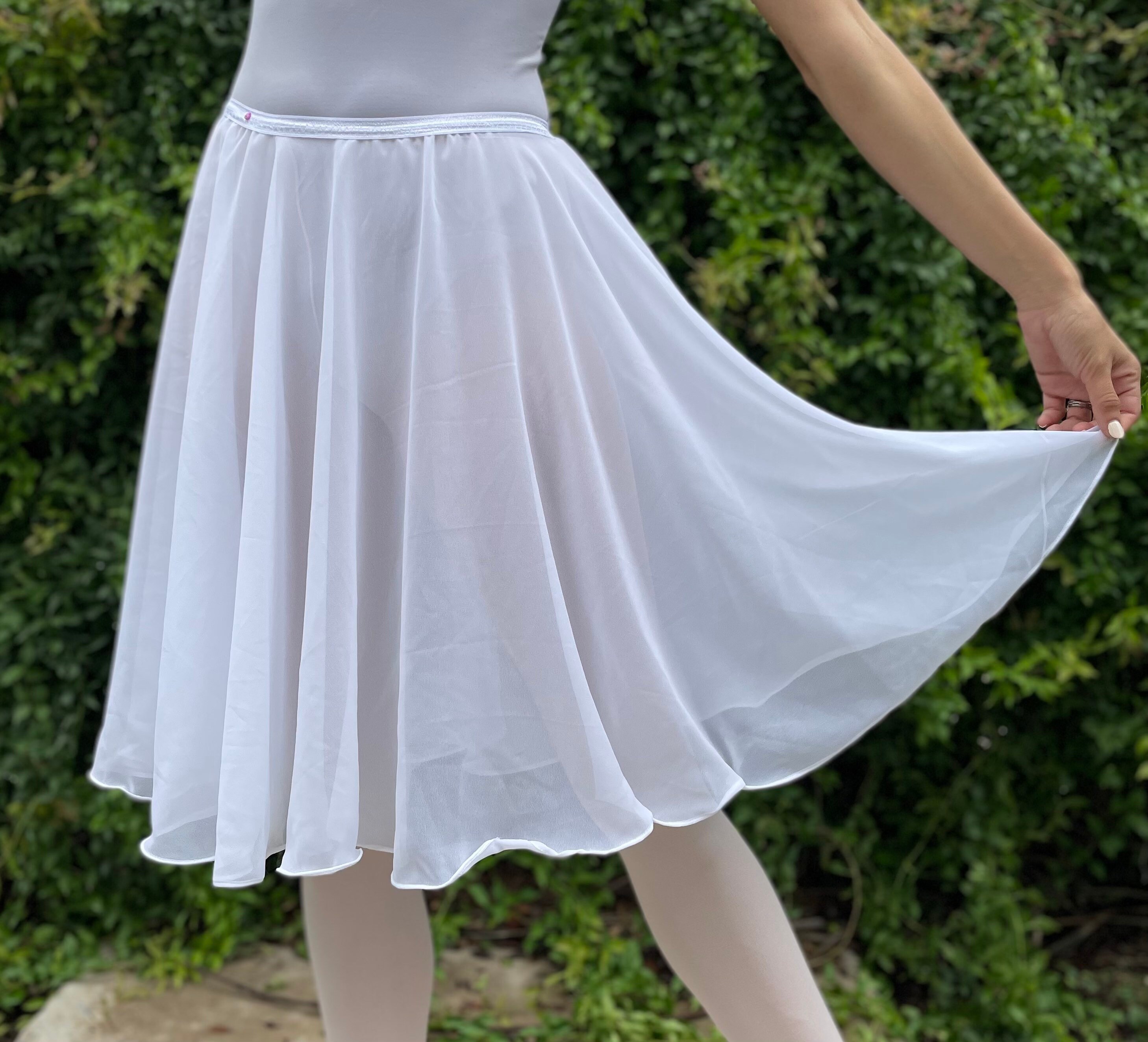Knee length dance skirts clearance
