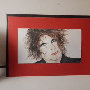 Robert Smith The Cure Grußkarte