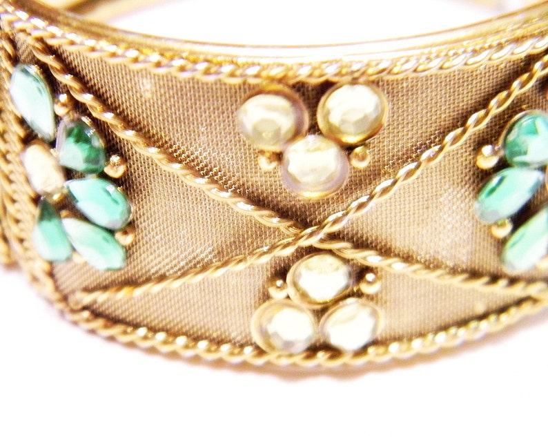 Vintage Bracelet Hinge Bangle Bracelet Etsy