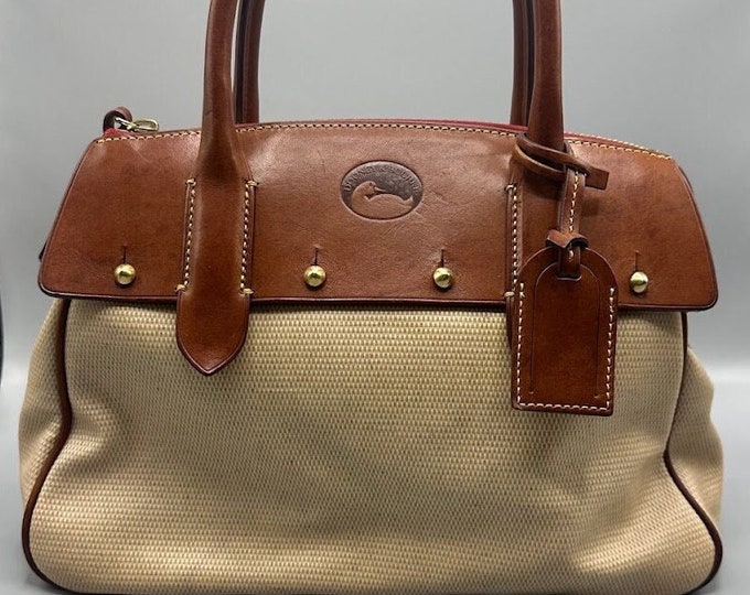 Vintage Dooney & Bourke Vinyl and Leather Bag Etsy