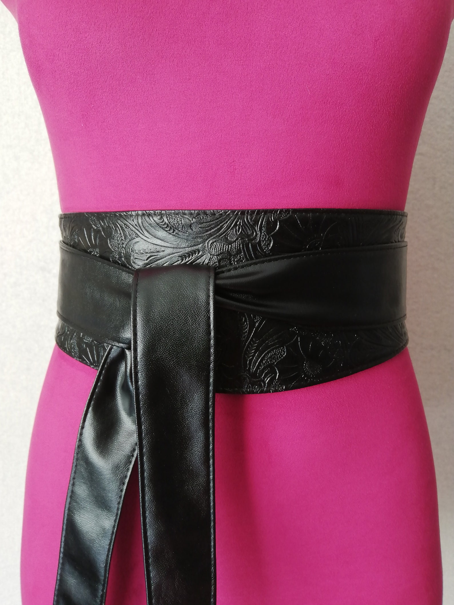 Wide Obi belt for women 027 sash reversible waist women's Etsy