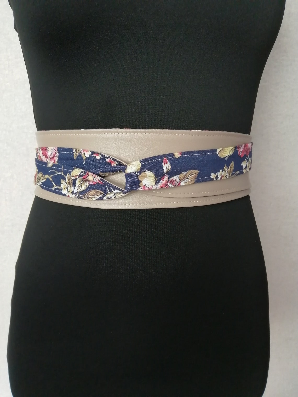 Faja de mezclilla japonés cinturón Obi para mujer 041 Etsy