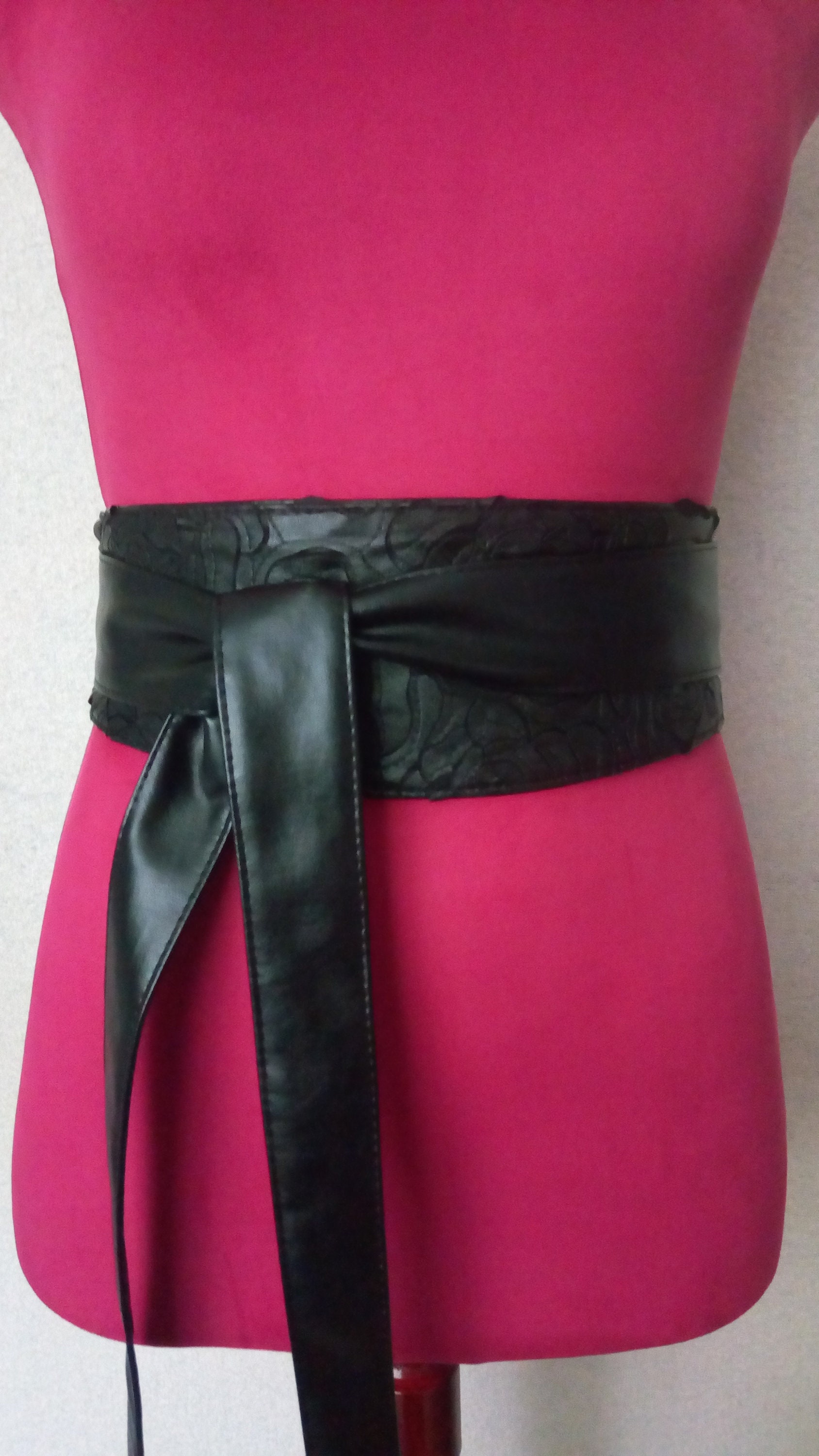 Wide Obi belt for women 012 sash reversible women's Etsy