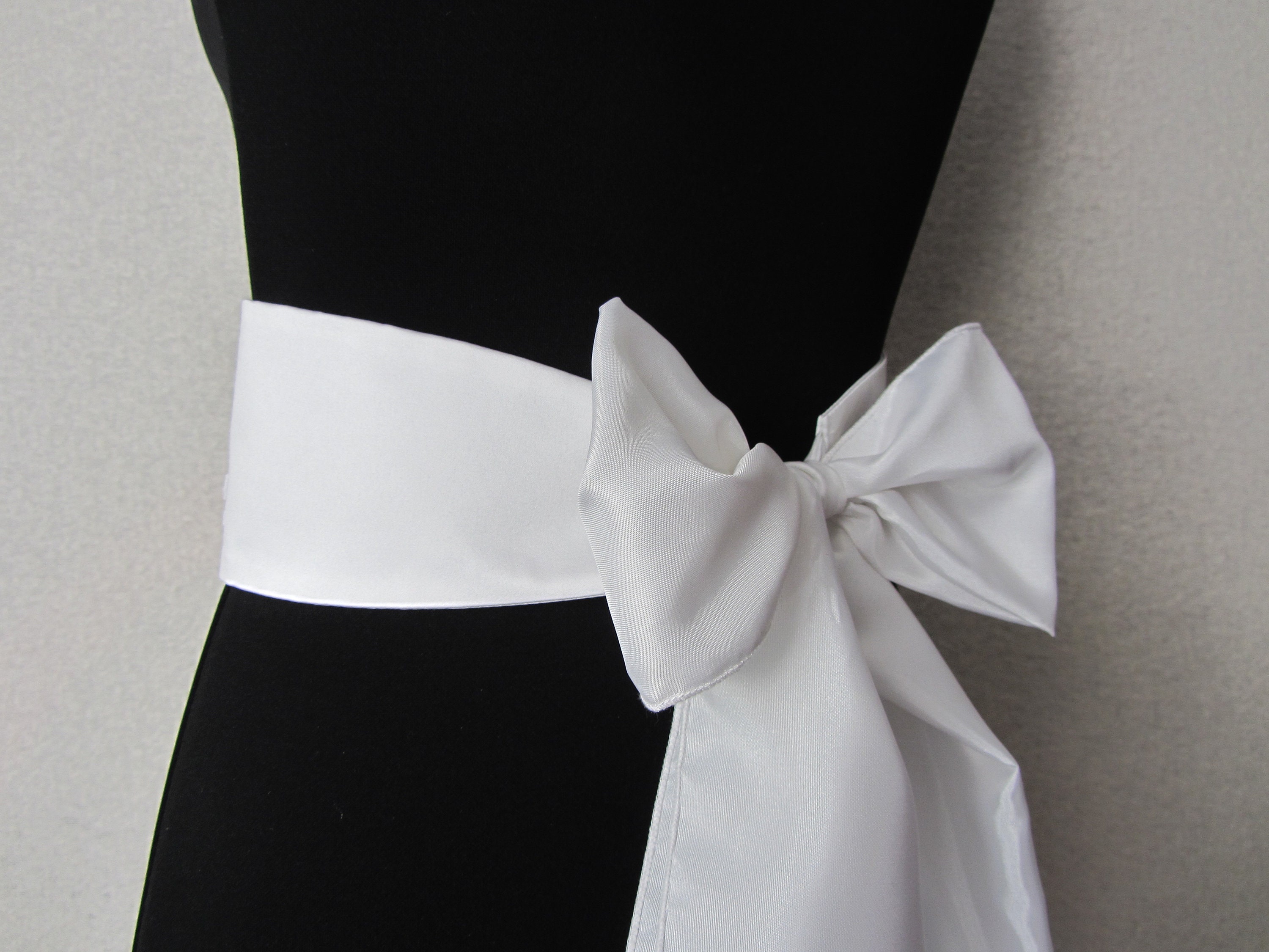 Belt with bow for wedding dress 026 bridal sash belt wide | Etsy