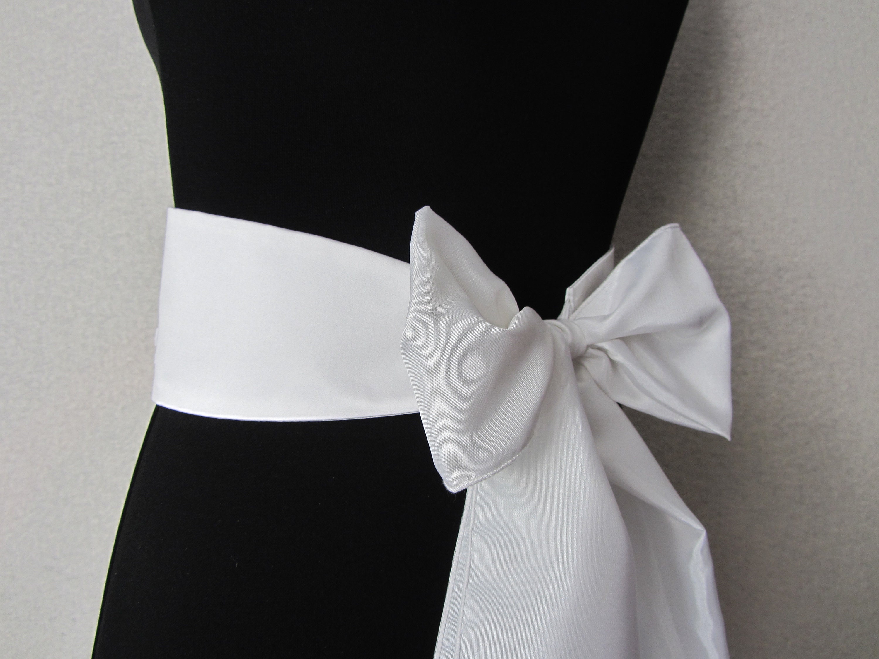 Belt with bow for wedding dress 026 bridal sash belt wide Etsy