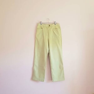 Vintage Laurel Jeans Yellow Lime Green Jeans