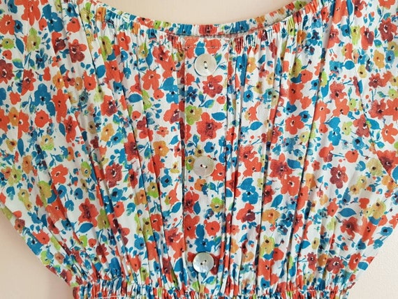 Vintage 90s Y2K Floral Dress - image 6