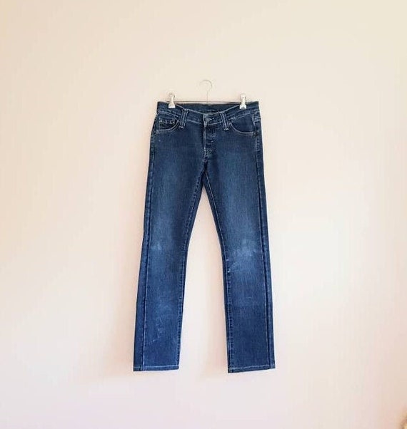 Vintage Levis Blue W30 Button Fly Jeans