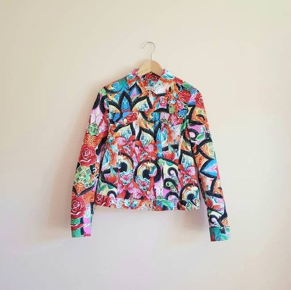 Vintage Limited Edition Rare 80s 90s Escada Multic