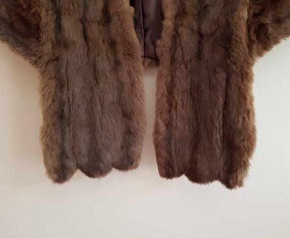 Vintage 30s Premier Furs Genuine Mink Fur Stole - image 3