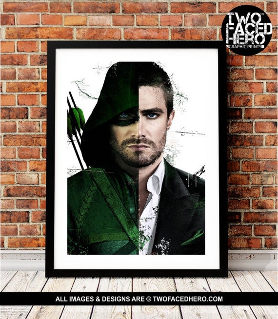 Arrow Oliver Queen Art Print Arrow Quote Justice League Etsy