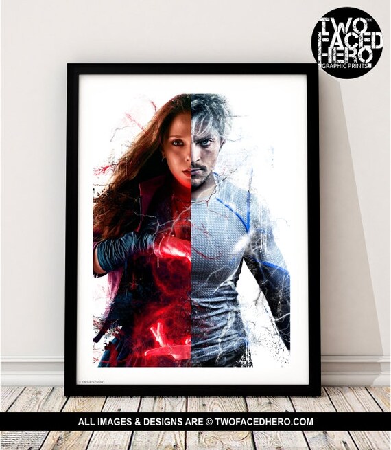 Wanda And Pietro Maximoff Art Print Scarlet Witch And Etsy Wanda And Pietro Maximoff Art Print Scarlet Witch And Etsy