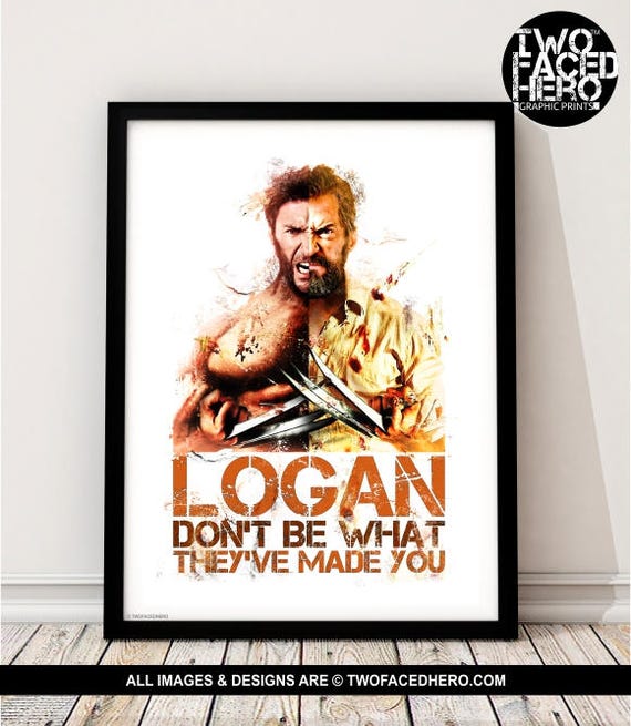 LOGAN POSTER Movie Marvel Wolverine X Men Print Photo Wall Art Poster A3 A4