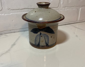 Vintage 1982 signed studio pottery pot