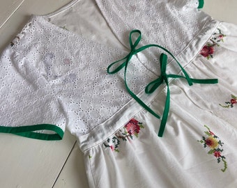 Blouse Rosa, pièce originale et unique, fait main