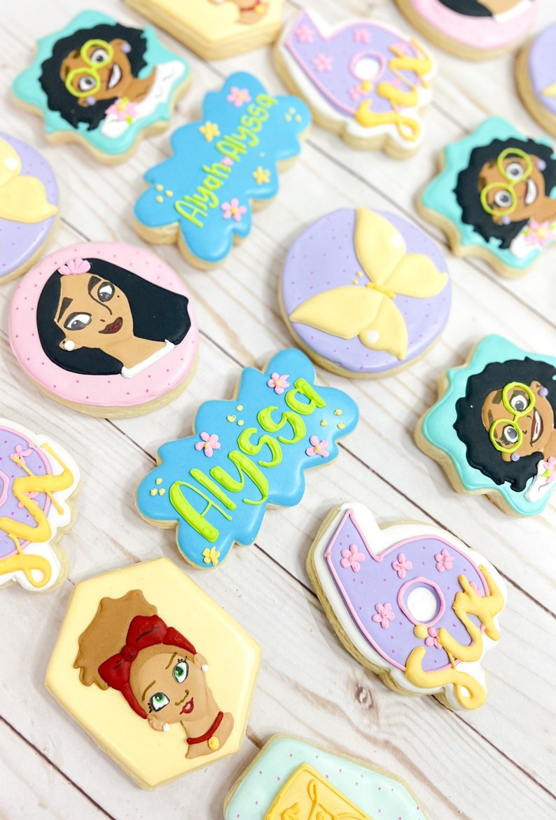 Encanto Inspired Themed Cookies Encanto Birthday Gift Encanto Etsy