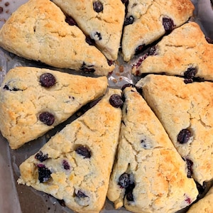 Scones/ Blueberry lemon scones, Letterbox scone box/ gift care box