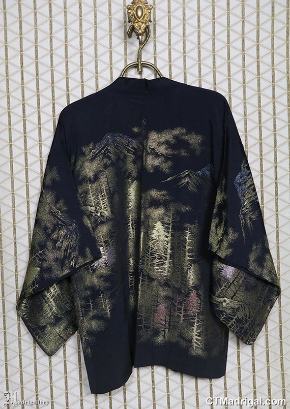 Metallic shop kimono jacket