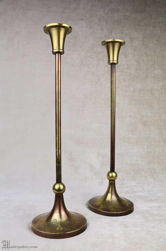 スペインアンティーク　　キャンドルスタンド　真鍮　　2個 楽天市場】スペイン製 真鍮 キャンドルホルダー 高さ37cm 2台