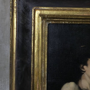 19th Century Painting Oil on Canvas Portrait Saint Sebastian, 1800s ...