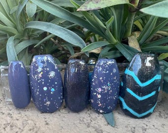 Dead Space Inspired Press On Nail Set: Custom Gel Nails (12 Pieces)