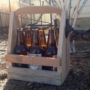 Vaders dag cadeau bier Tote, gerecycleerd bier Tote, bier