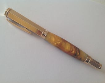 Fathers Day gift rollerball pen,gifts for him,handmade pen