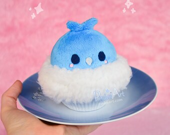 Cloud Bird Cupcake Plush I Ready to ship