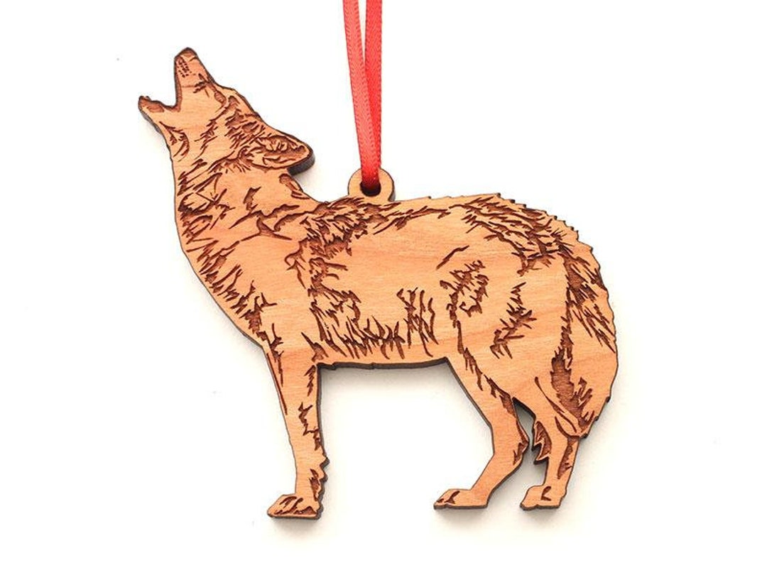 Coyote Christmas Ornament 