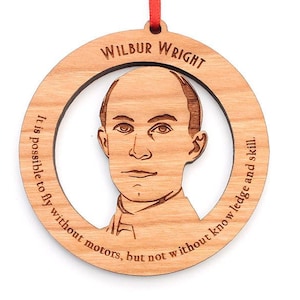 Wilbur Wright Ornament - Pionier der Flugbesatzung Wilbur Wright berühmte Gesichter Ornament