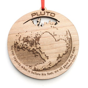 Pluto Christmas Ornament - We still love you Pluto, even if you aren&#39;t a Planet - Pluto Dwarf Planet Christmas Ornament Astronomer Gift