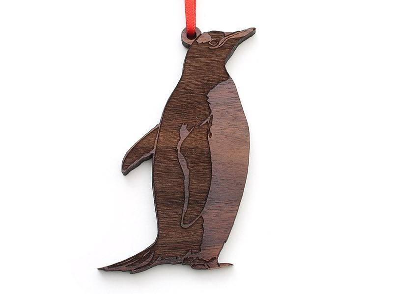 Gentoo Penguin - Adorable Gentoo Penguin Wood Ornament