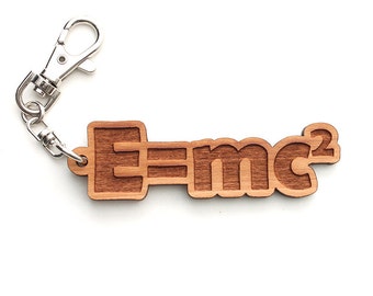 E = Mc2 Key Chain - Einstein's Theory of Special Relativity