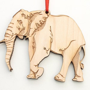 African Elephant Christmas Ornament - Zoology Collection Ornament from Nestled Pines Christmas Ornament Zoo Collection
