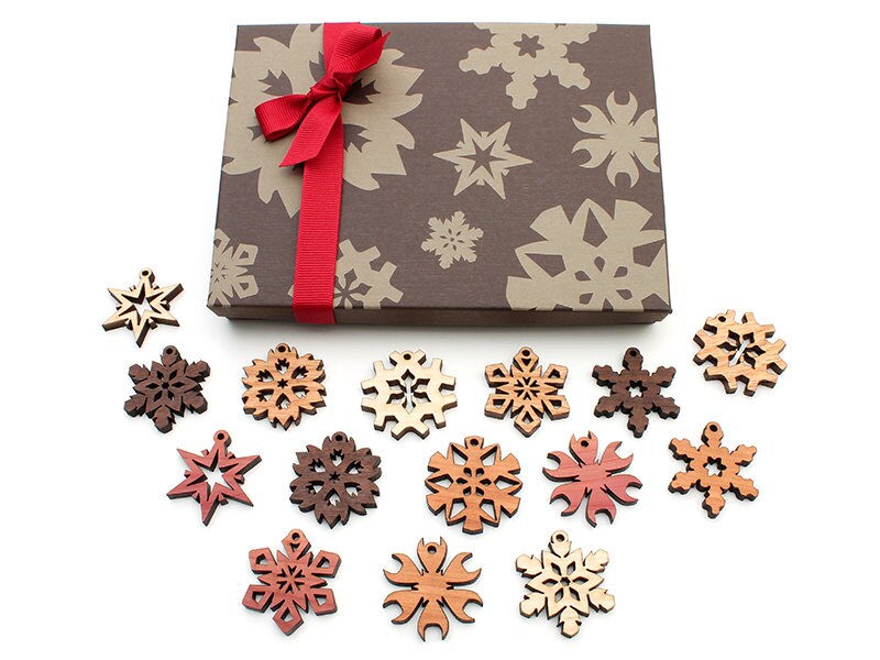 New Mini Snowflakes Christmas Ornaments From Nestled Pines 