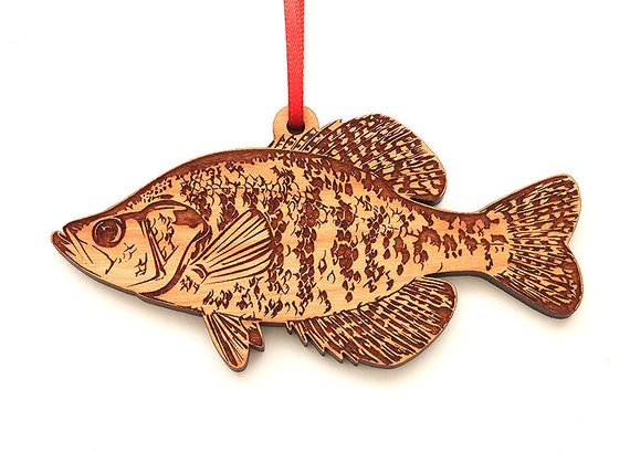 Crappie Ornament Freshwater Game Fish Wood Ornament -  Canada