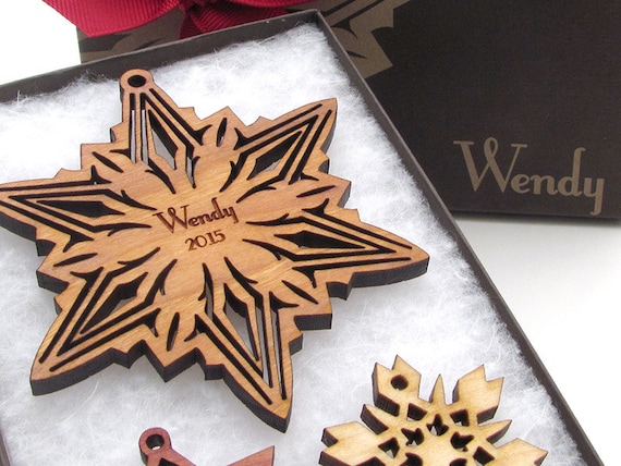 Custom Babys First Christmas Ornament - Raw Wood Custom Babys First Christmas Ornament - Raw Wood