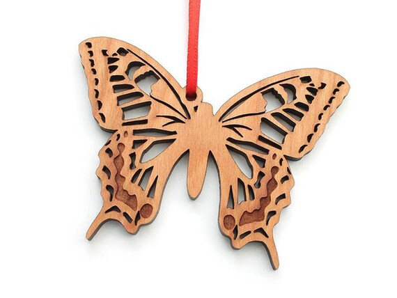 Solid Oak: Beaded Ornament Kit: Monarch Butterflies
