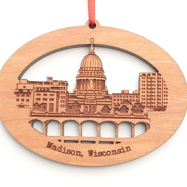 Wisconsin Ornament Etsy