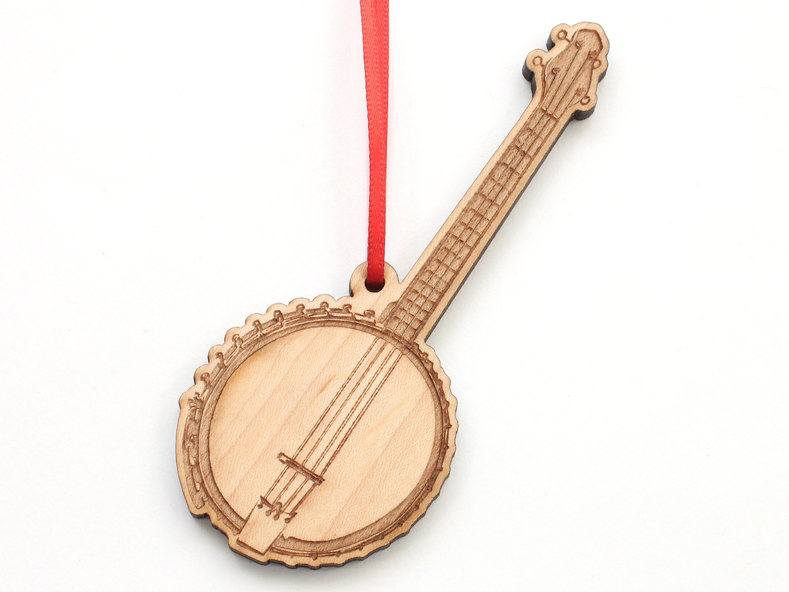 Banjo Christmas Ornament 