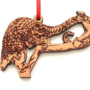 Pangolin Ornament - Cutest Anteater Around Pangolin Wood Ornament