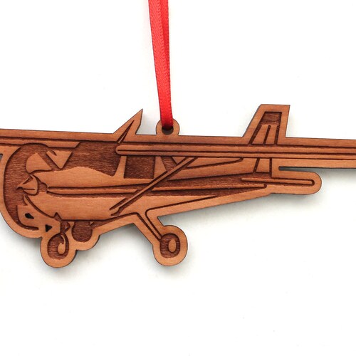 Cessna Plane Ornament Propellerdriven Aircraft Engraved Etsy