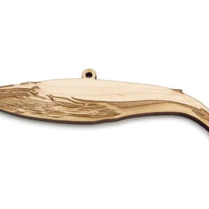 Blue Whale Ornament - Elegant Whale Wood Ornament For The Cornerstone Of Your Aquatic Collection