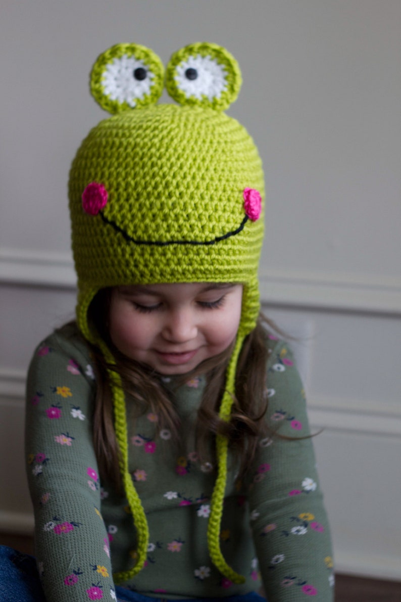 READY TO SHIP Crochet Frog Hat Sizes Newborn to Toddler | Etsy
