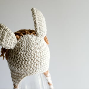 READY TO SHIP Crochet Llama Hat, Sizes Newborn to Toddler image 10