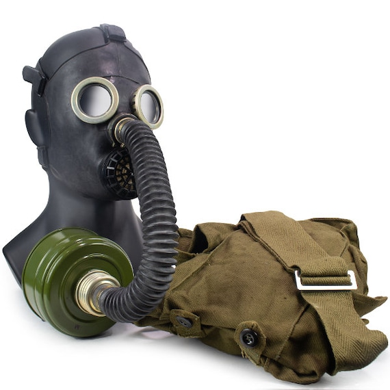 Black Gas Mask PDF / Extra Small Size Child Children Gas