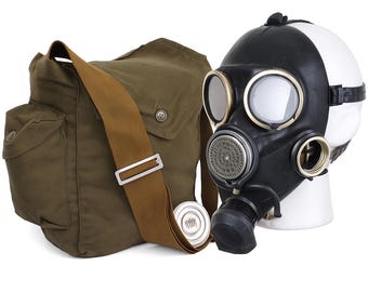 Genuine Russian GP-7 Gas Mask with Bag (No Filter)