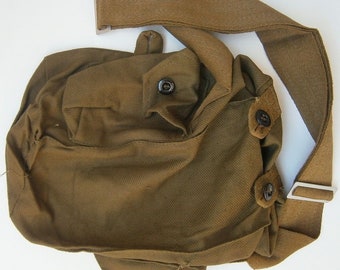 Soviet GP-5 Gas Mask Canvas Bag, Russian Military Shoulder Bag