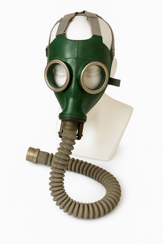 Maschera Antigas Respiratore Con Maschera CBRN Originale Dell'esercito - Italia - Foto 2